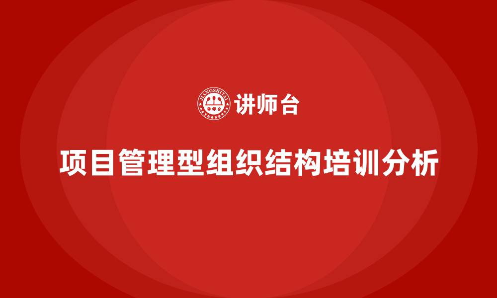 文章项目管理型组织结构的缩略图