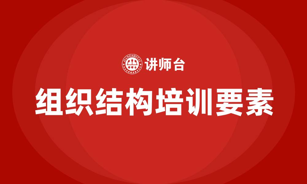 文章组织结构的要素的缩略图