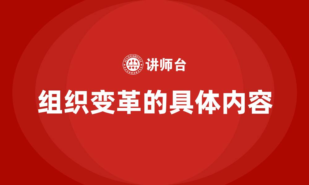 文章组织变革的具体内容的缩略图