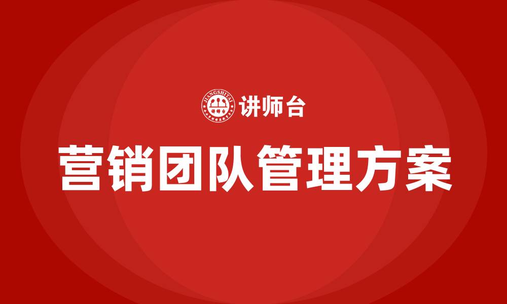 文章营销团队运营及管理方案的缩略图