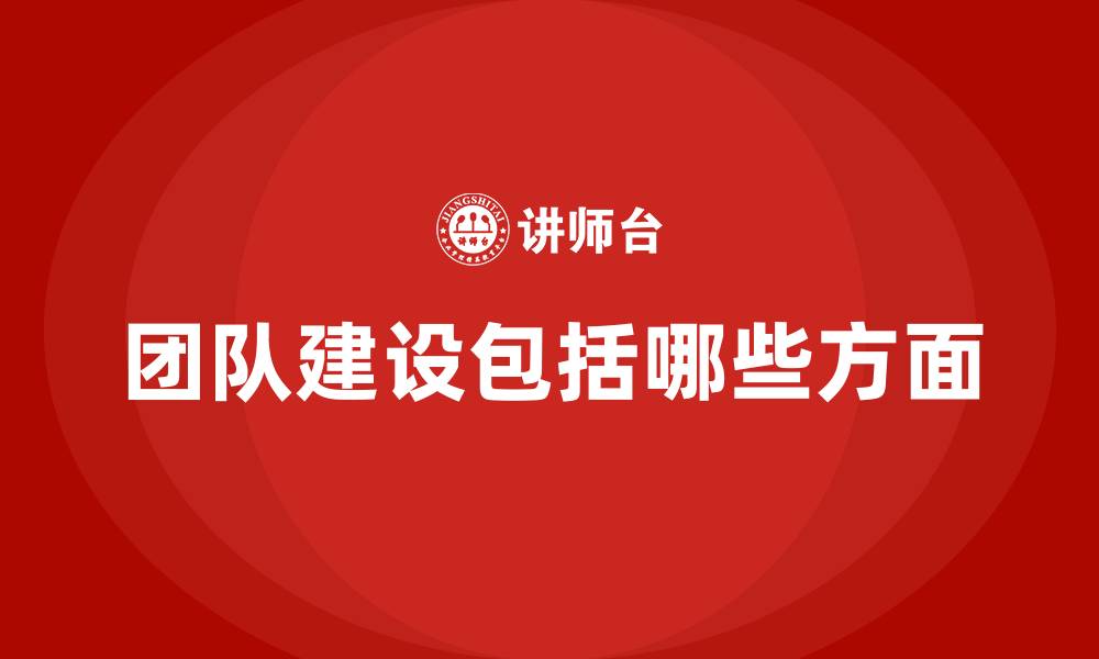 文章团队建设包括哪些方面的缩略图