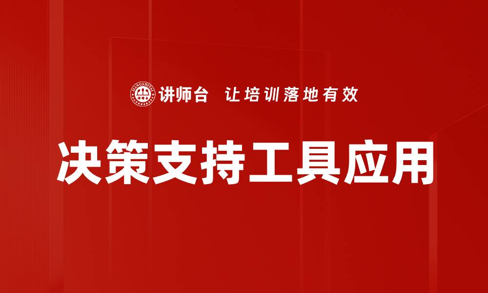 决策支持工具应用
