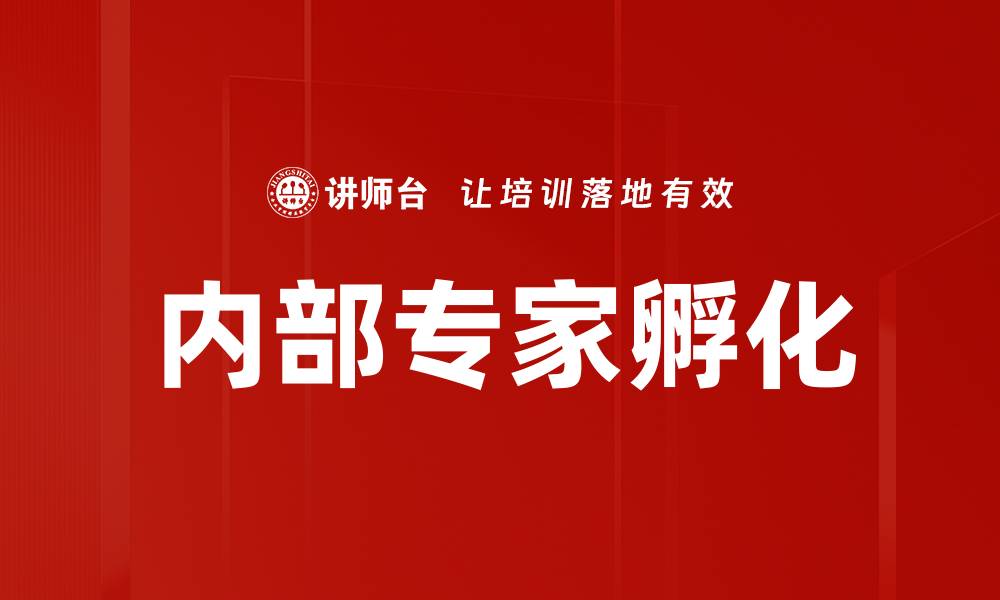 内部专家孵化