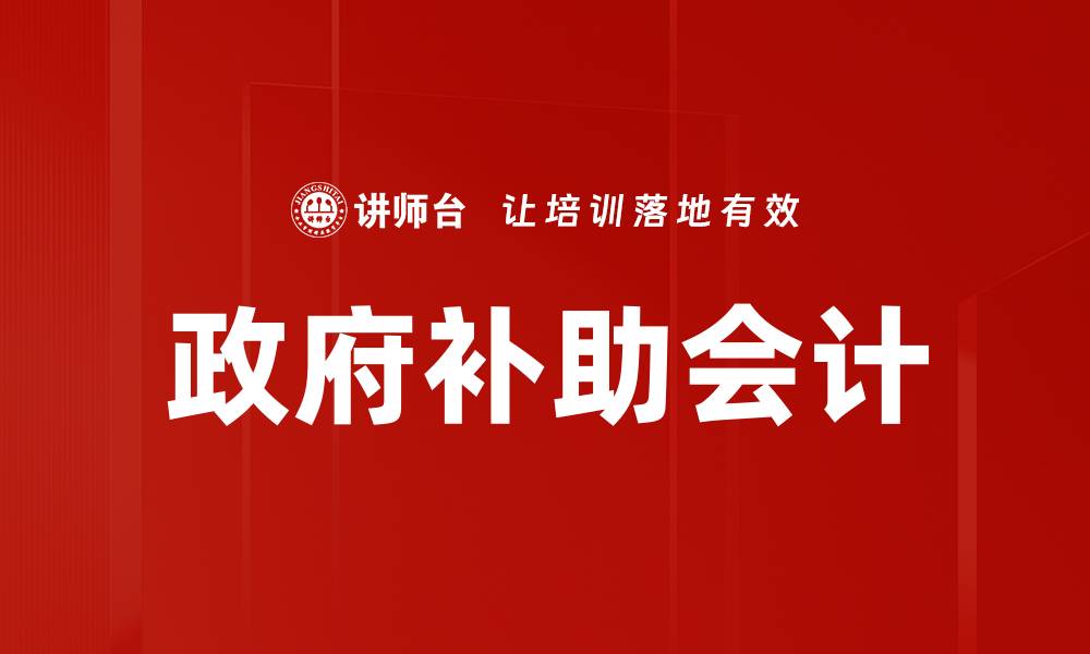 文章政府补助会计的实务解析与财务管理技巧的缩略图