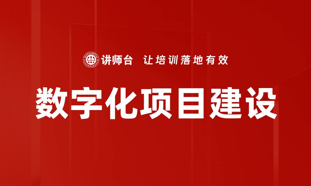 数字化项目建设