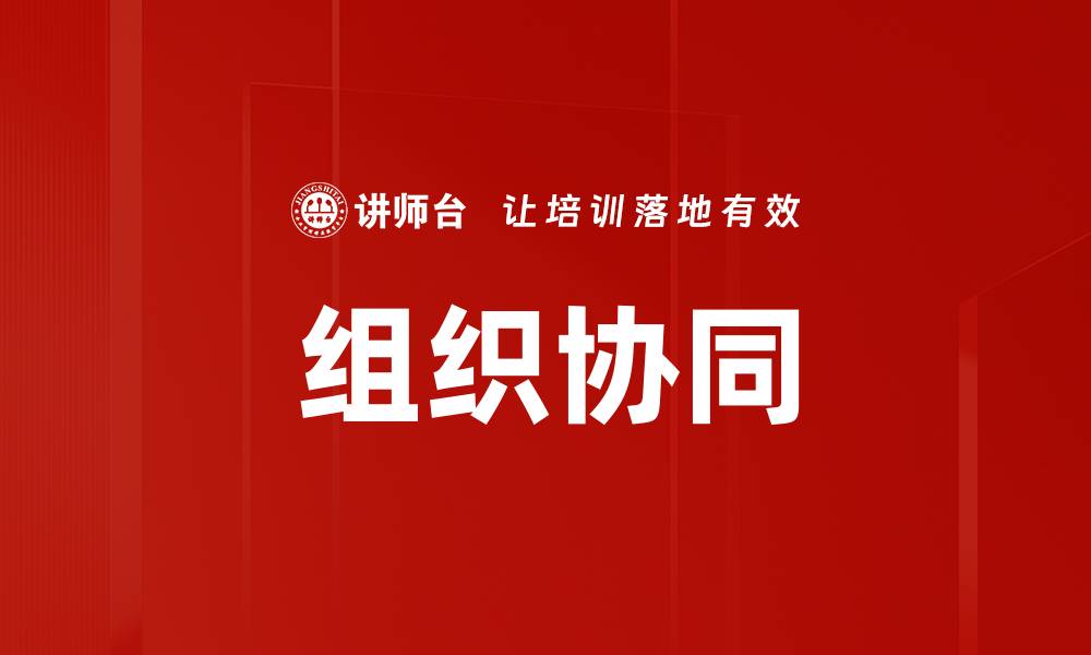 文章提升组织协同效率的五大关键策略与实践的缩略图