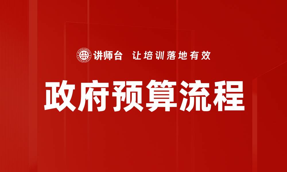 政府预算流程