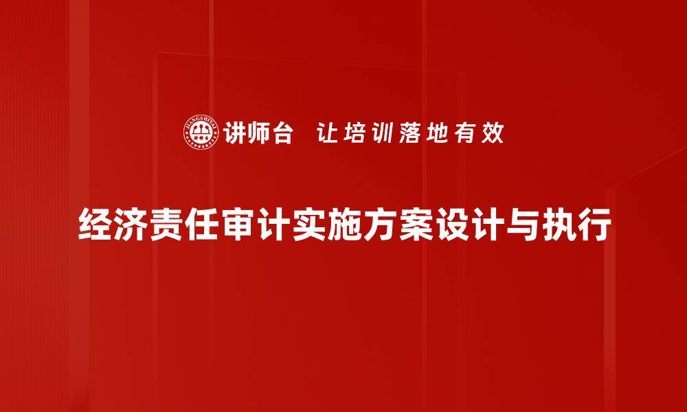 经济责任审计实施方案设计与执行