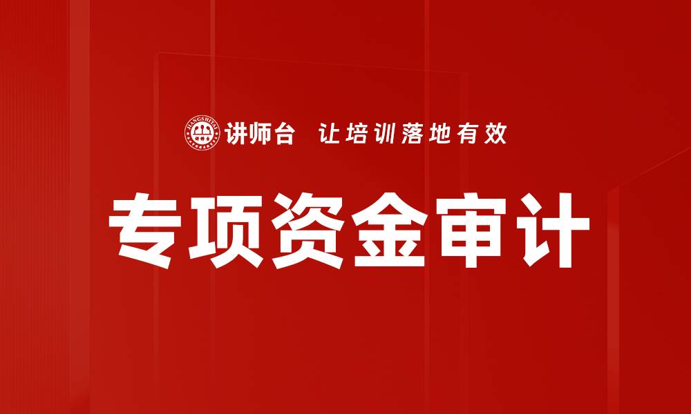 文章专项资金审计的重要性与实施策略分析的缩略图