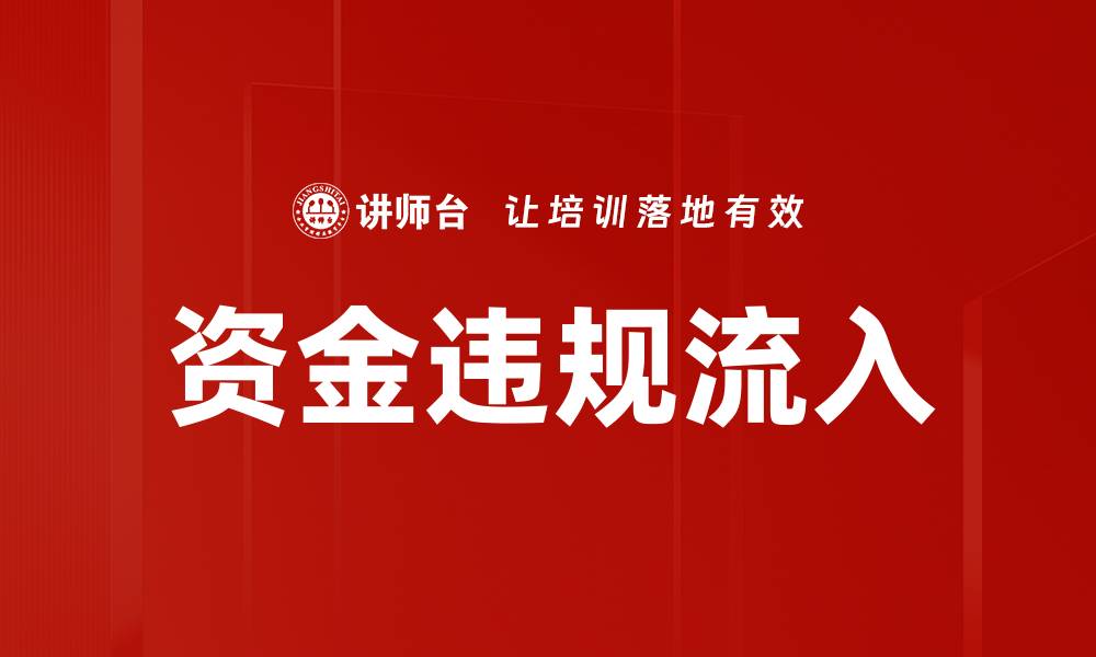 文章资金违规流入的风险与防范措施解析的缩略图