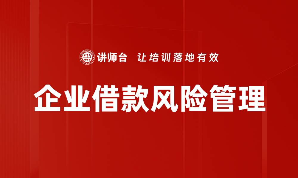 文章企业借款风险管理策略与防范措施解析的缩略图
