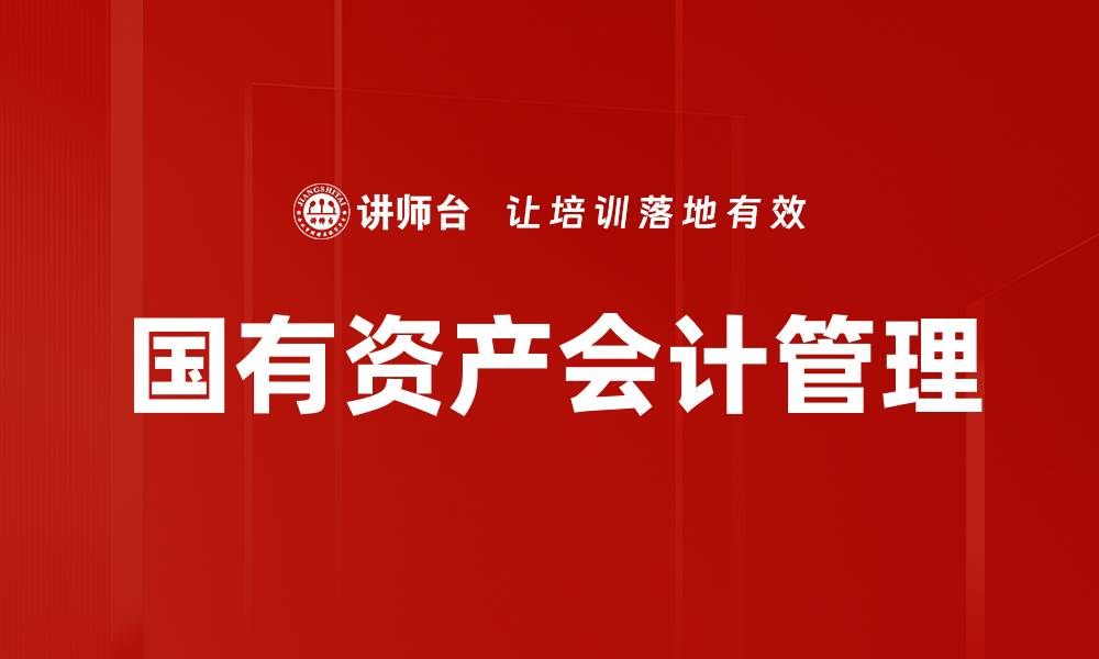 文章国有资产会计的重要性与发展趋势分析的缩略图