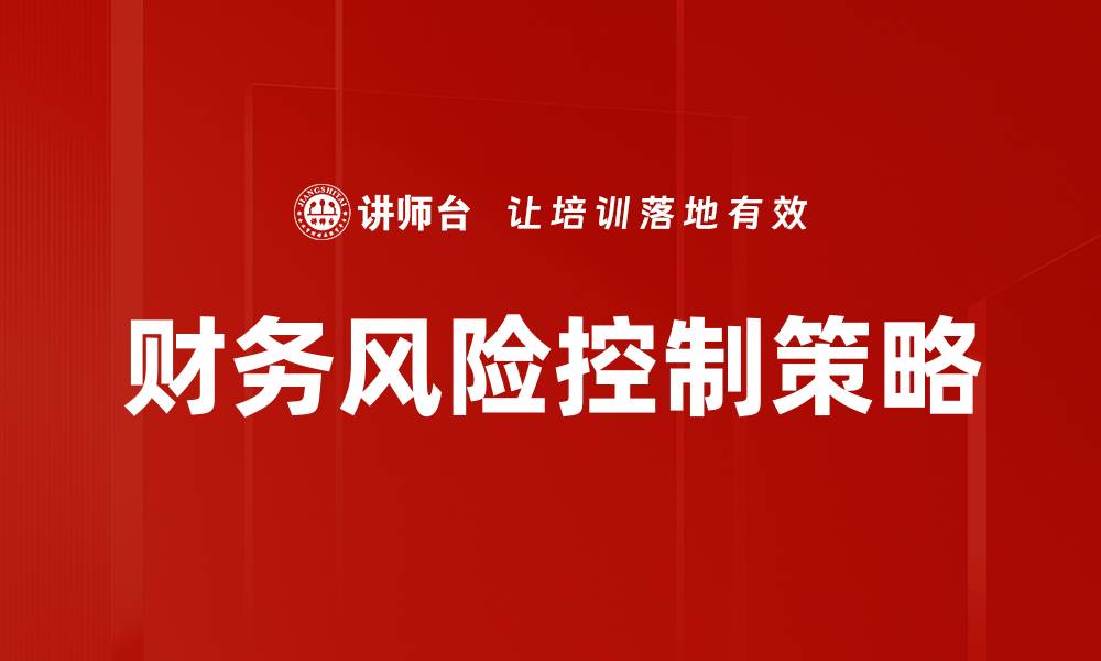 财务风险控制策略