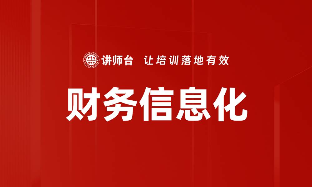 财务信息化