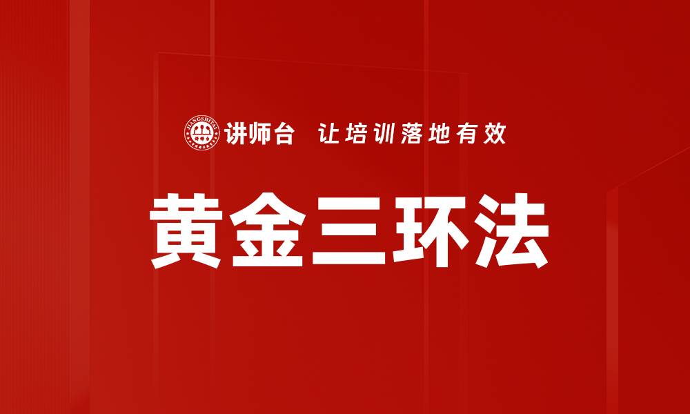 文章掌握黄金三环法，提升营销效果的秘诀的缩略图