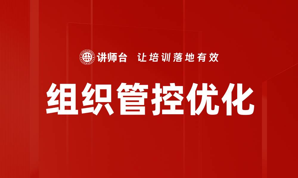 文章提升企业效率的管控体系优化策略解析的缩略图