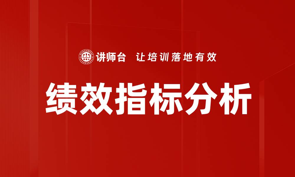 绩效指标分析