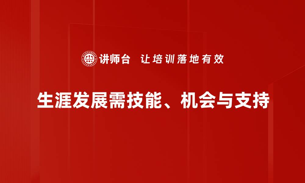 文章生涯发展三要素揭秘：助你规划职场未来的缩略图