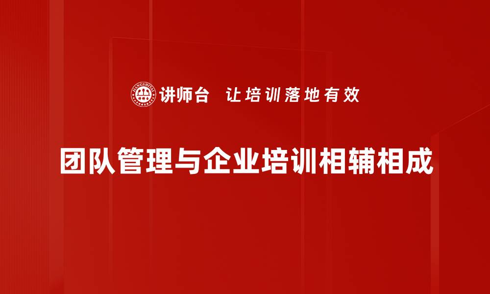 文章有效团队管理原则助力职场成功之路的缩略图