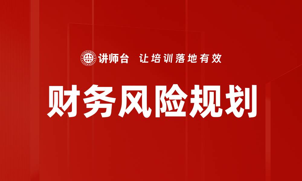 财务风险规划