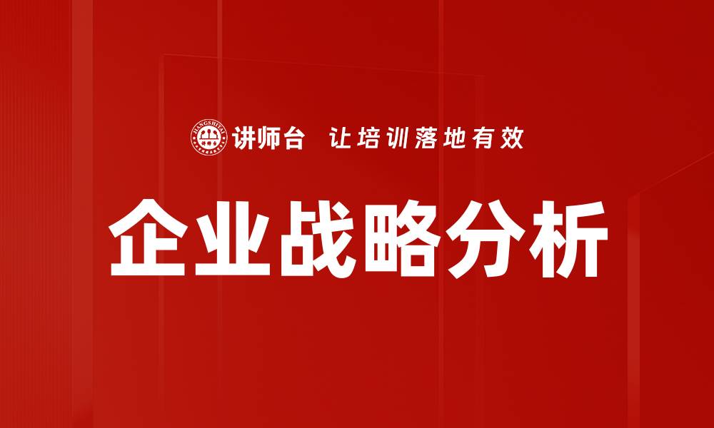 企业战略分析