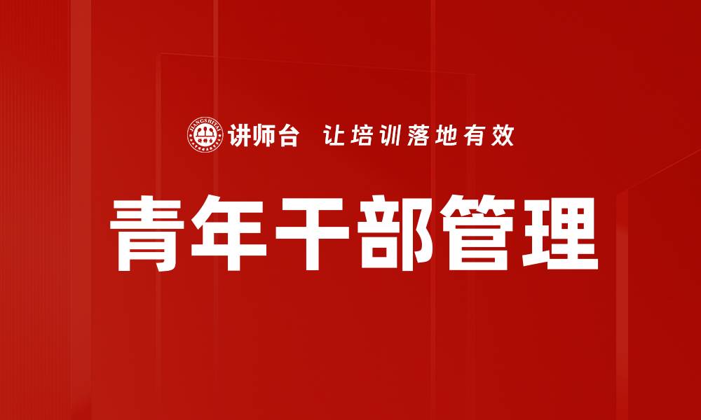 文章青年干部管理的有效策略与实践探讨的缩略图