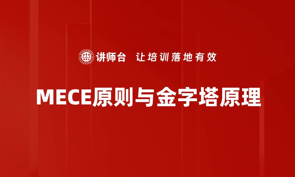文章掌握MECE原则，提升思维与决策效率的缩略图