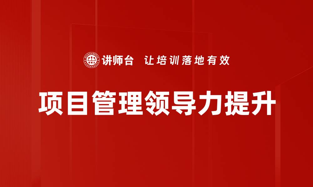 项目管理领导力提升