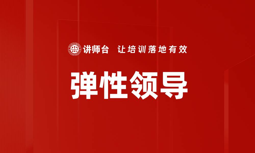 文章提升团队表现的弹性领导力技巧解析的缩略图