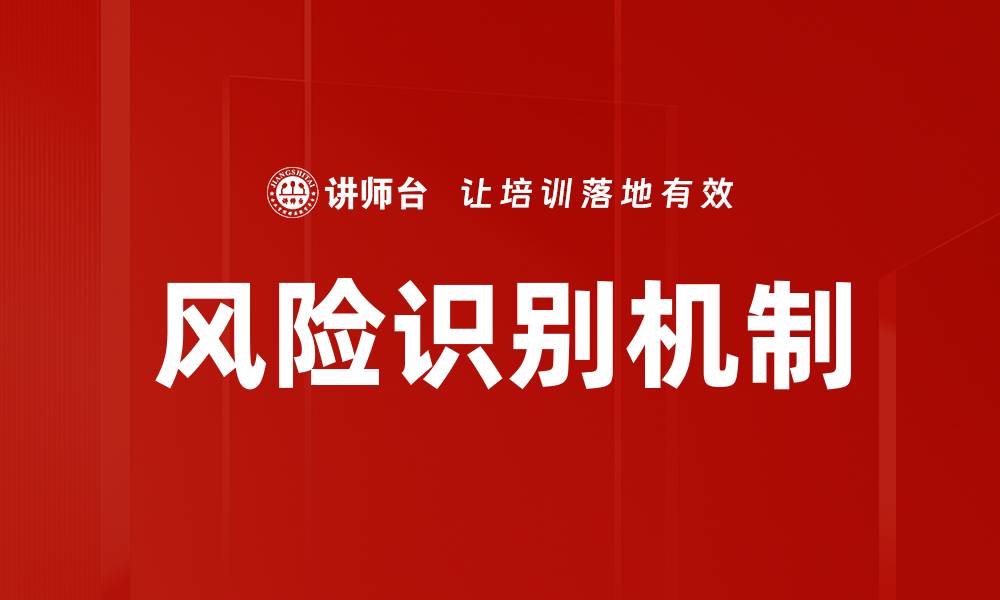 风险识别机制