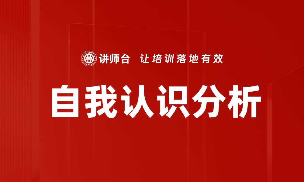 自我认识分析