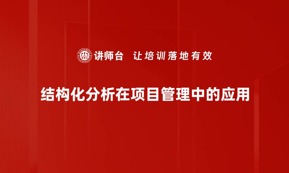 文章掌握结构化分析提升决策效率与精准度的缩略图