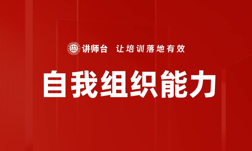 文章自我组织：提升个人效率的关键秘诀的缩略图