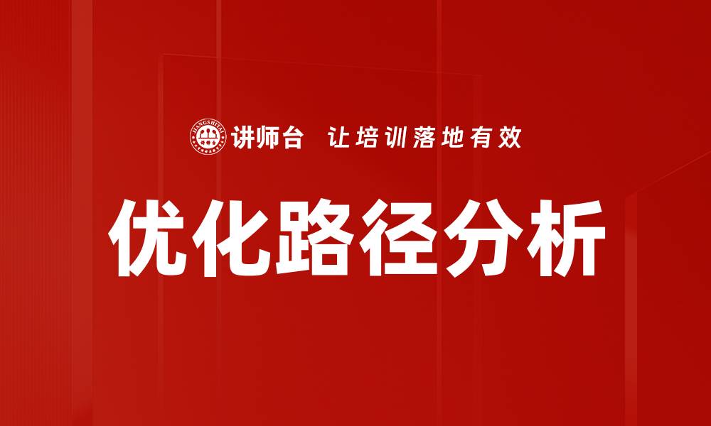 优化路径分析