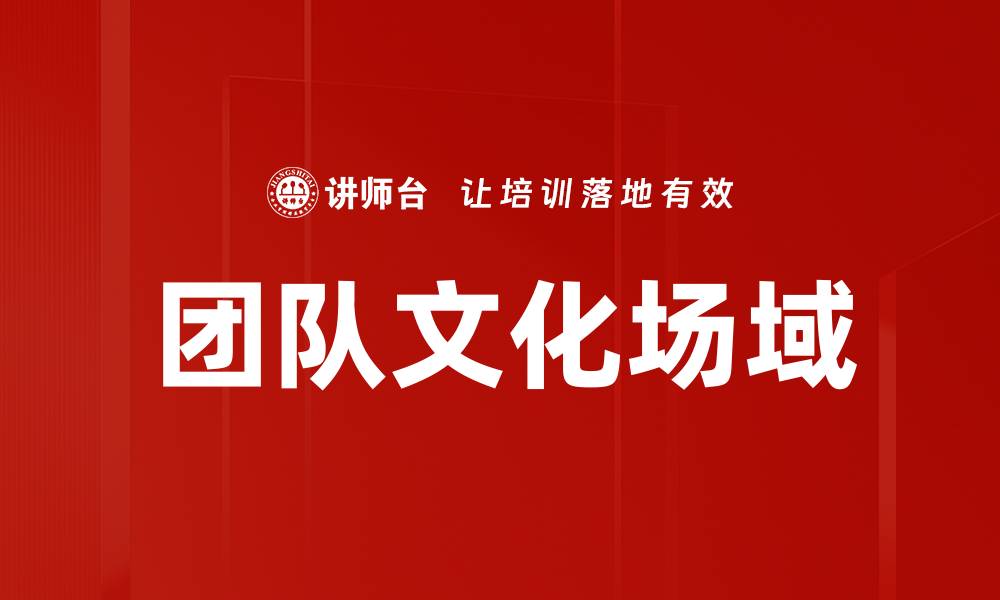 团队文化场域