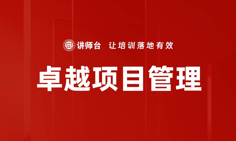 卓越项目管理