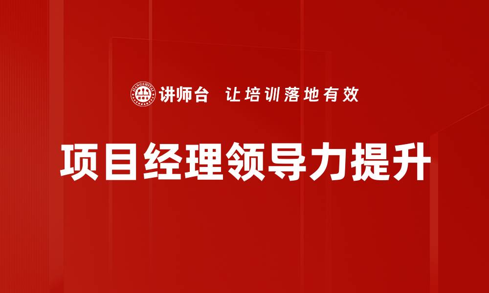 项目经理领导力提升