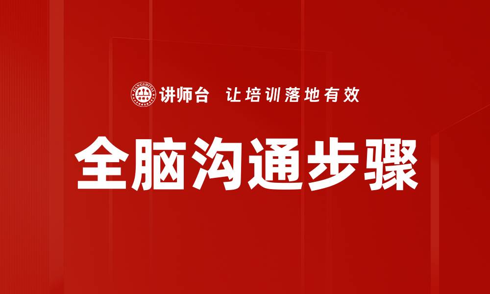 文章掌握沟通四步骤，提高人际交往能力的缩略图