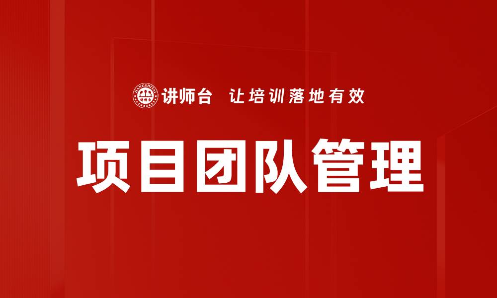 文章高效项目团队管理的关键策略与技巧的缩略图
