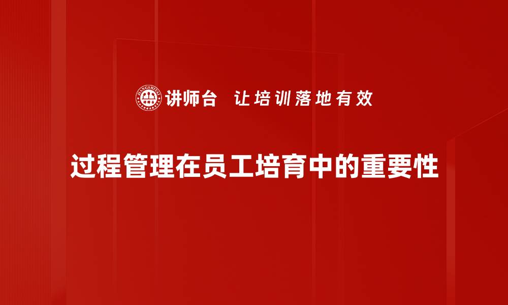 文章优化过程管理提升企业效率的关键策略的缩略图