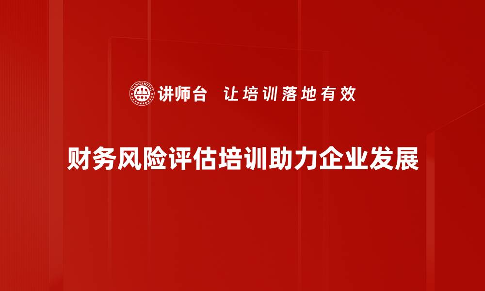 文章全面解析财务风险评估的重要性与方法的缩略图