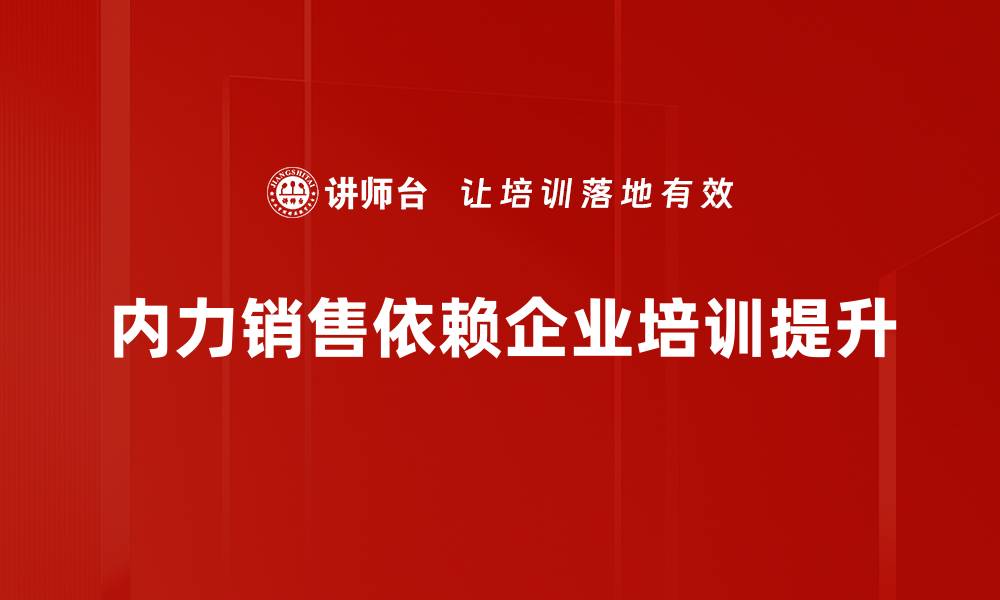 文章内力销售的秘密：如何提升业绩与客户满意度的缩略图