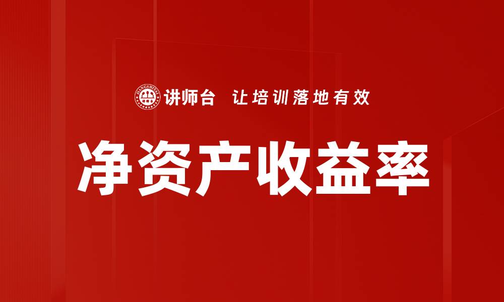 净资产收益率