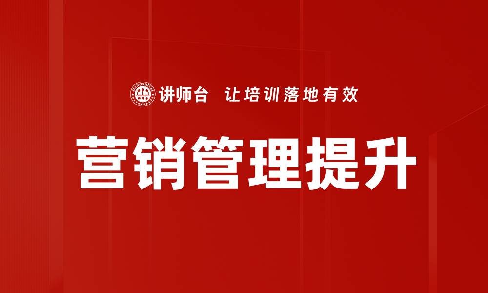 营销管理提升