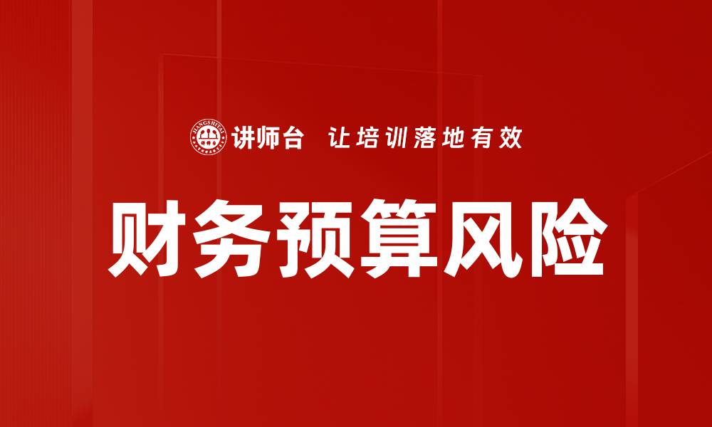 文章财务预算风险的缩略图