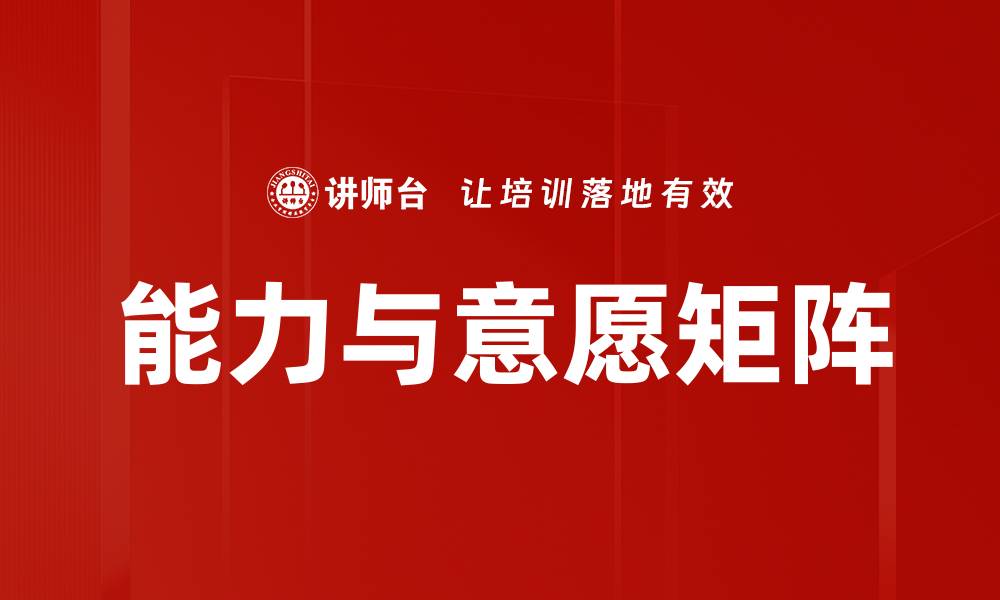 文章能力与意愿矩阵的缩略图