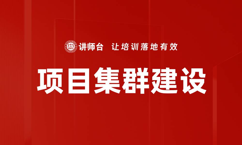 项目集群建设