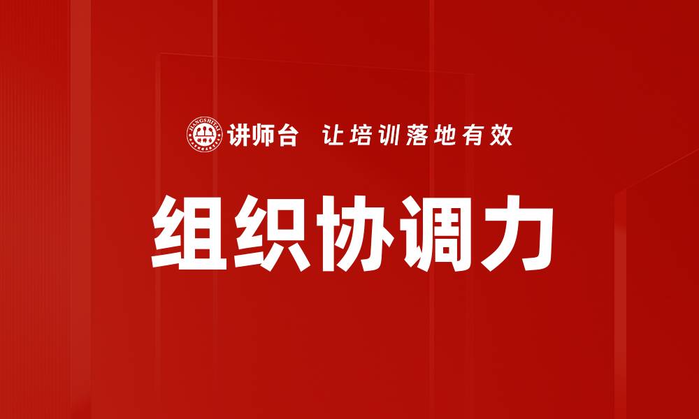 组织协调力