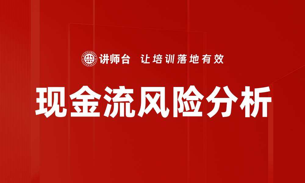 文章现金流风险分析的缩略图