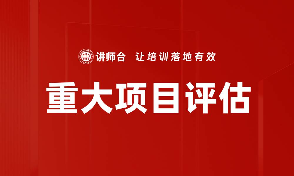 重大项目评估
